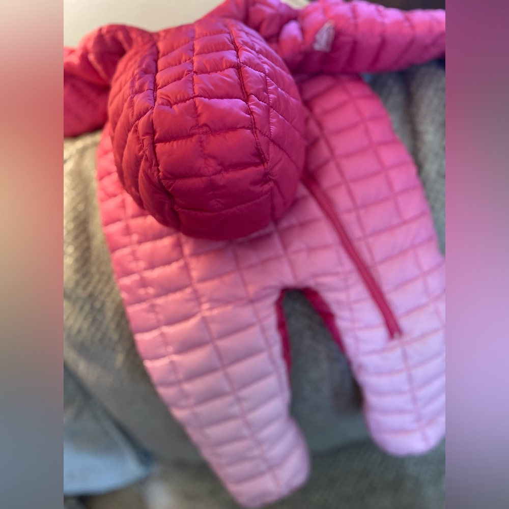 Snozu Pink Baby Snowsuit